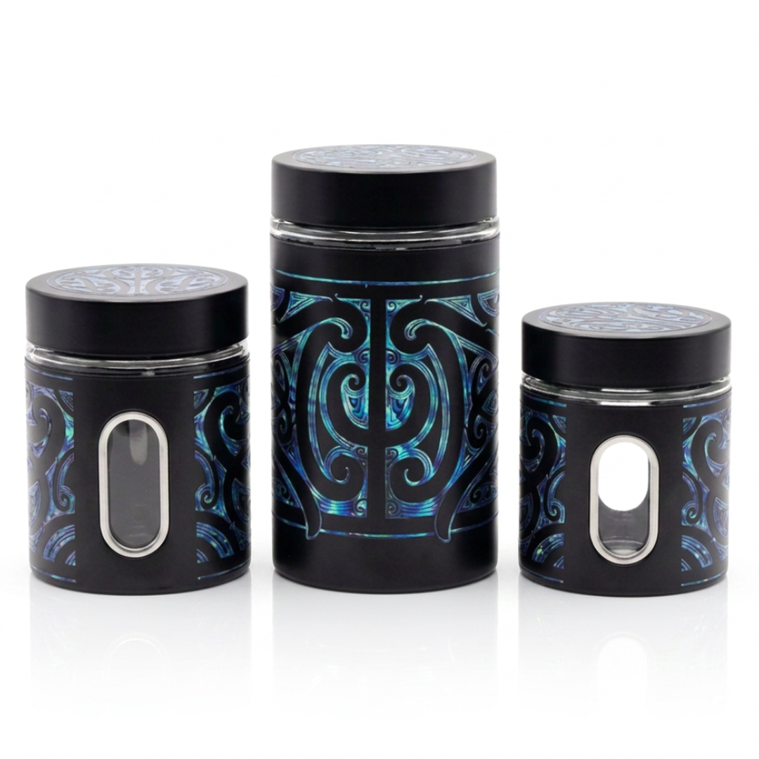 Black Canister Set - Te Teo Pō