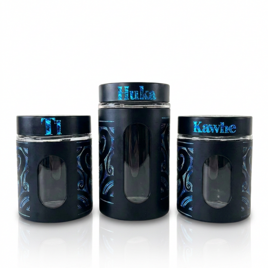 Black Canister Set - Te Teo Pō