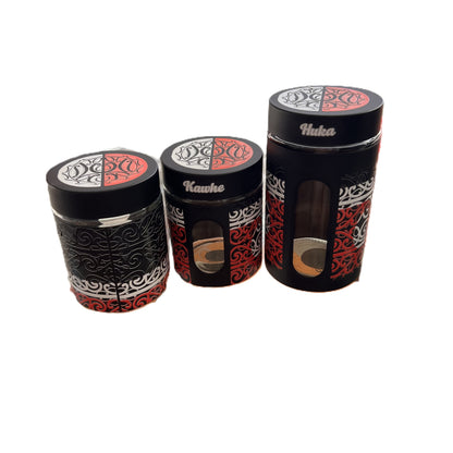 Tino Rangatiratanga - Black Canister Set