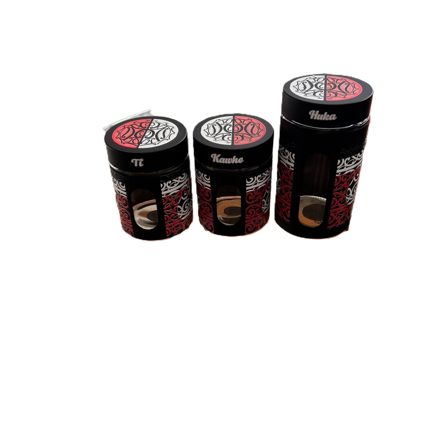 Tino Rangatiratanga - Black Canister Set