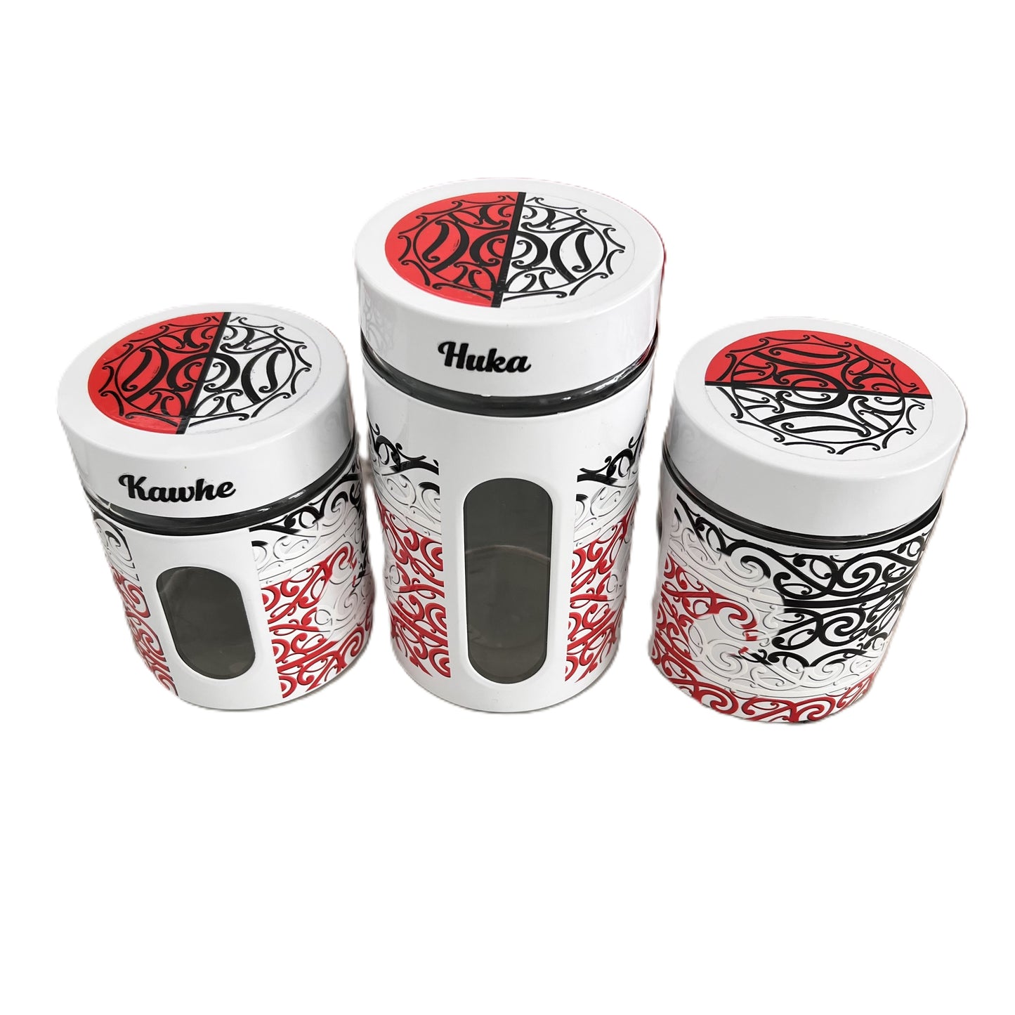 Tino Rangatiratanga - White Canister Set