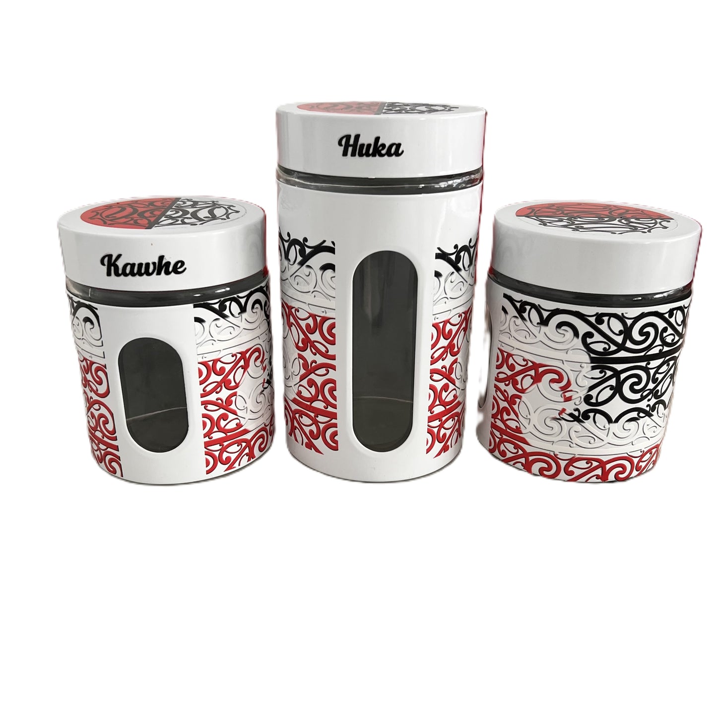 Tino Rangatiratanga - White Canister Set