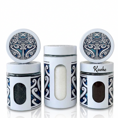 White Canister Set - Te Tai Huka